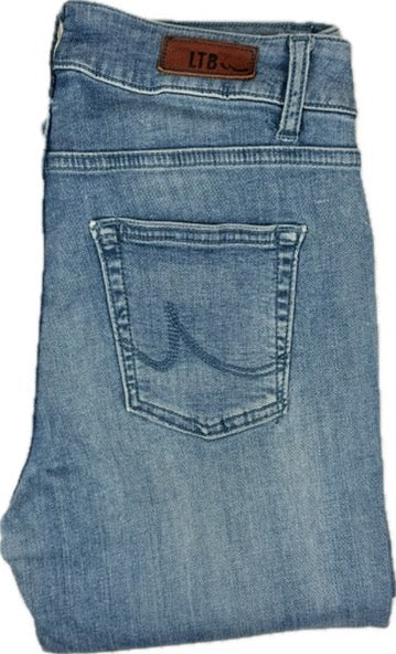 LTB Ladies 'Aspen Y' Mid Rise Slim Straight Jeans -Size 28R