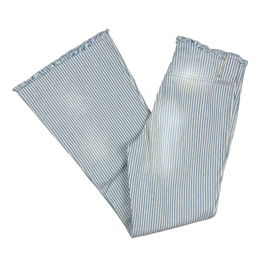 Fornarina Italy Y2K Ladies Flare Stripe Jeans -Size 25
