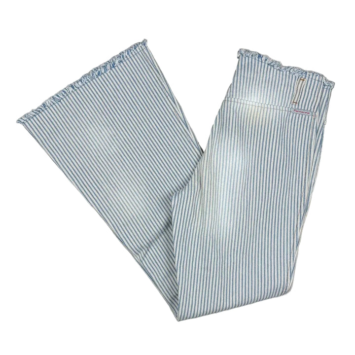 Fornarina Italy Y2K Ladies Flare Stripe Jeans -Size 25