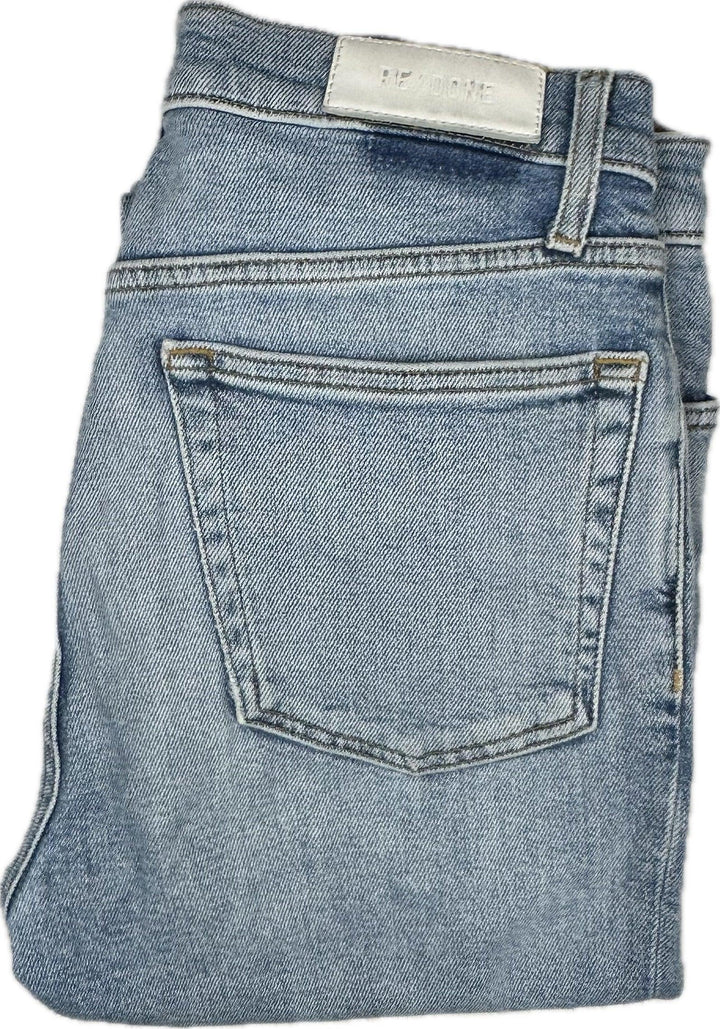 RE/DONE '90's High Rise Ankle Crop' Jeans -Size 27