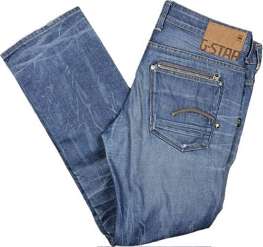 G Star RAW 3301 'Attacc Low Straight' Jeans -Size 36/32