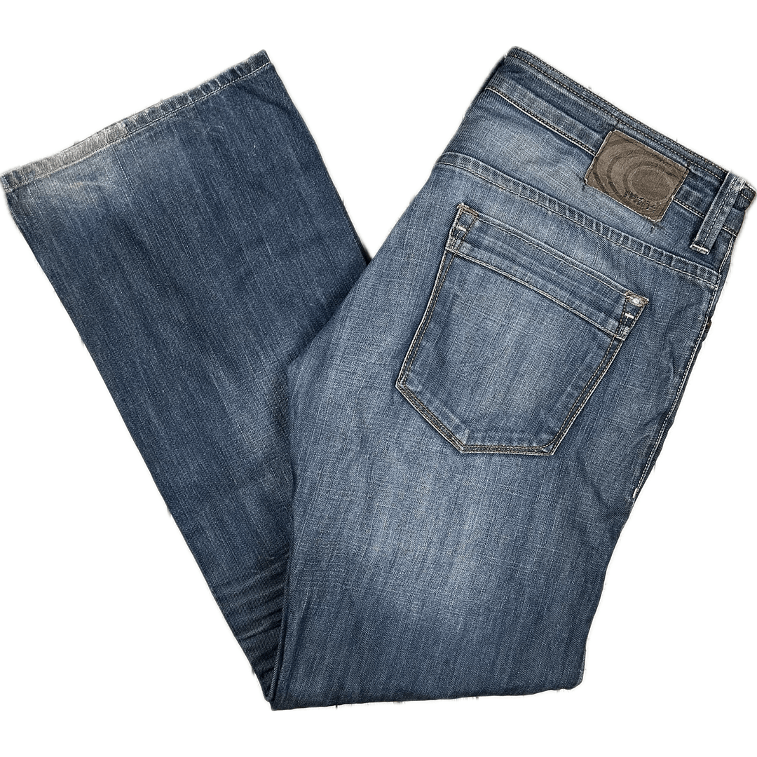 Mavi Mens Denim 'Mitch' Low Boot Cut Jeans -Size 36/34 - Jean Pool
