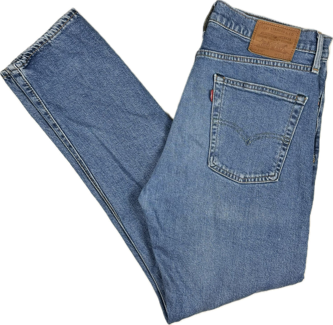 Levis Premium 510 Mens 'Big E' Slim Fit Jeans -Size 32R