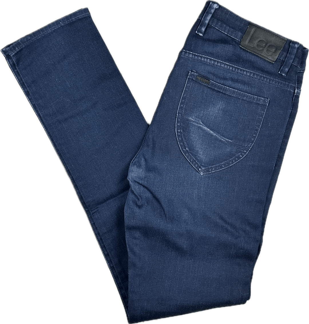 Lee Mens 'LO Skinny' Stretch Blue Jeans - Size 33 - Jean Pool