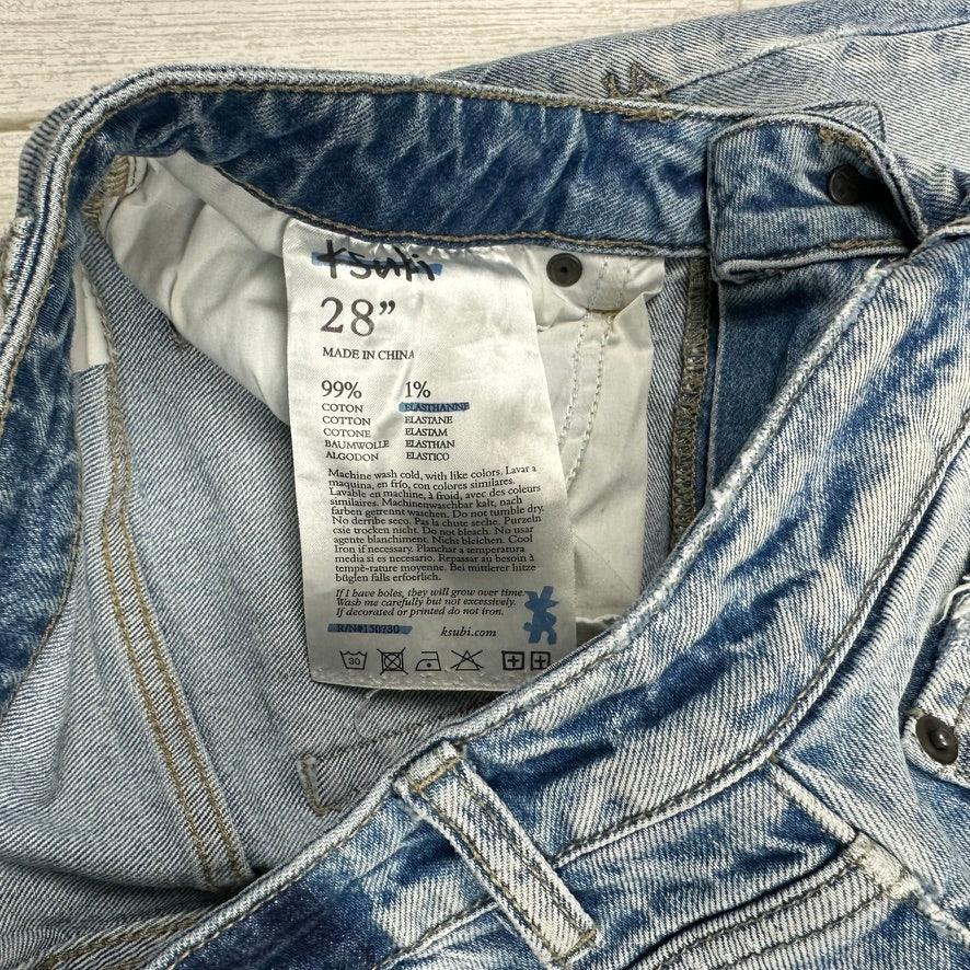 Ksubi 'Nine O Heaven' Sliced Wash Jeans- Size 28
