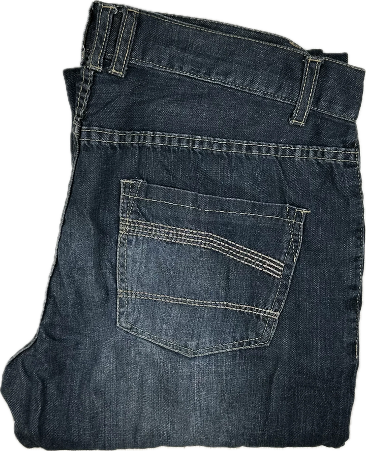 Shane Warne Spinners - Mens Classic Denim Jeans -Size 92