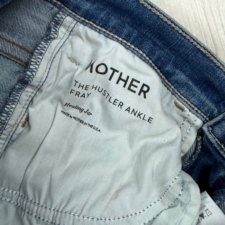 Mother 'The Hustler Ankle Fray' Boot Crop Jeans - Size 24