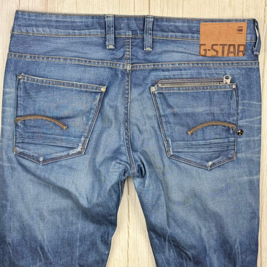 G Star RAW 3301 'Attacc Low Straight' Jeans -Size 36/32