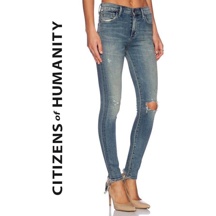 NWT - Citizens of Humanity 'Rocket' Stage Coach Skinny Jeans - Size 25 - Jean Pool