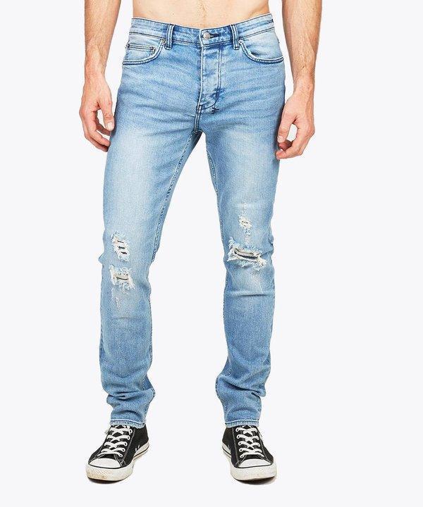 Ksubi Mens 'Chitch' Fixed Up Blue Straight Leg Denim Jeans - Size 31 - Jean Pool