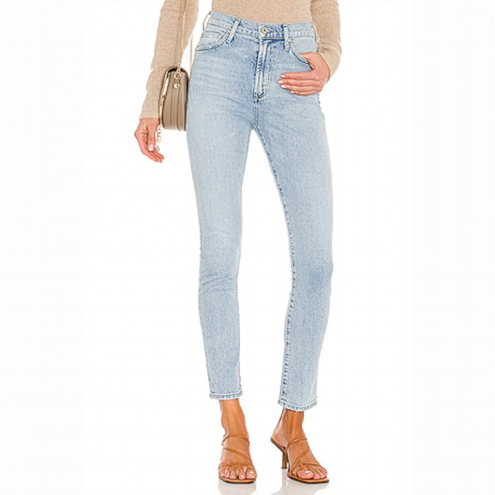Citizens of Humanity High Rise 'Olivia' Slim Straight Jeans - Size 24