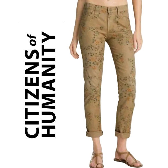 NEW- Citizens of Humanity 'Mandy' High Slim Roll Up Jeans - Size 28