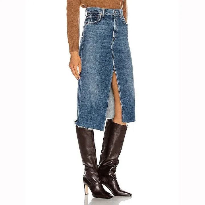 Citizens of Humanity 'Aubrey' Denim Midi Skirt- Size 29