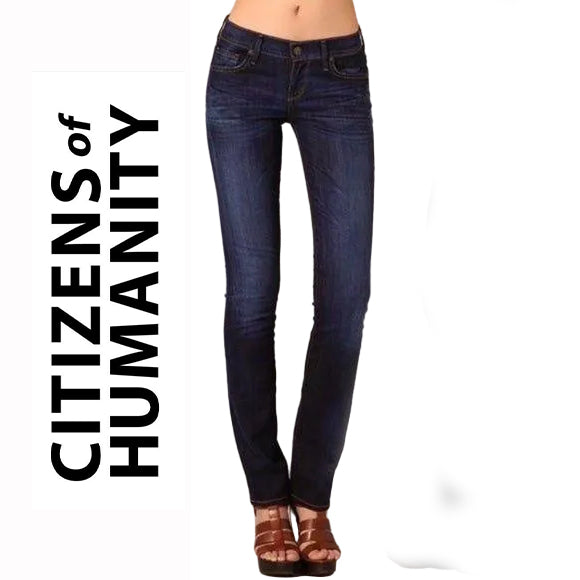 NWT - Citizens of Humanity Y2K 'Ava' Low Rise Straight Jeans - Size 26