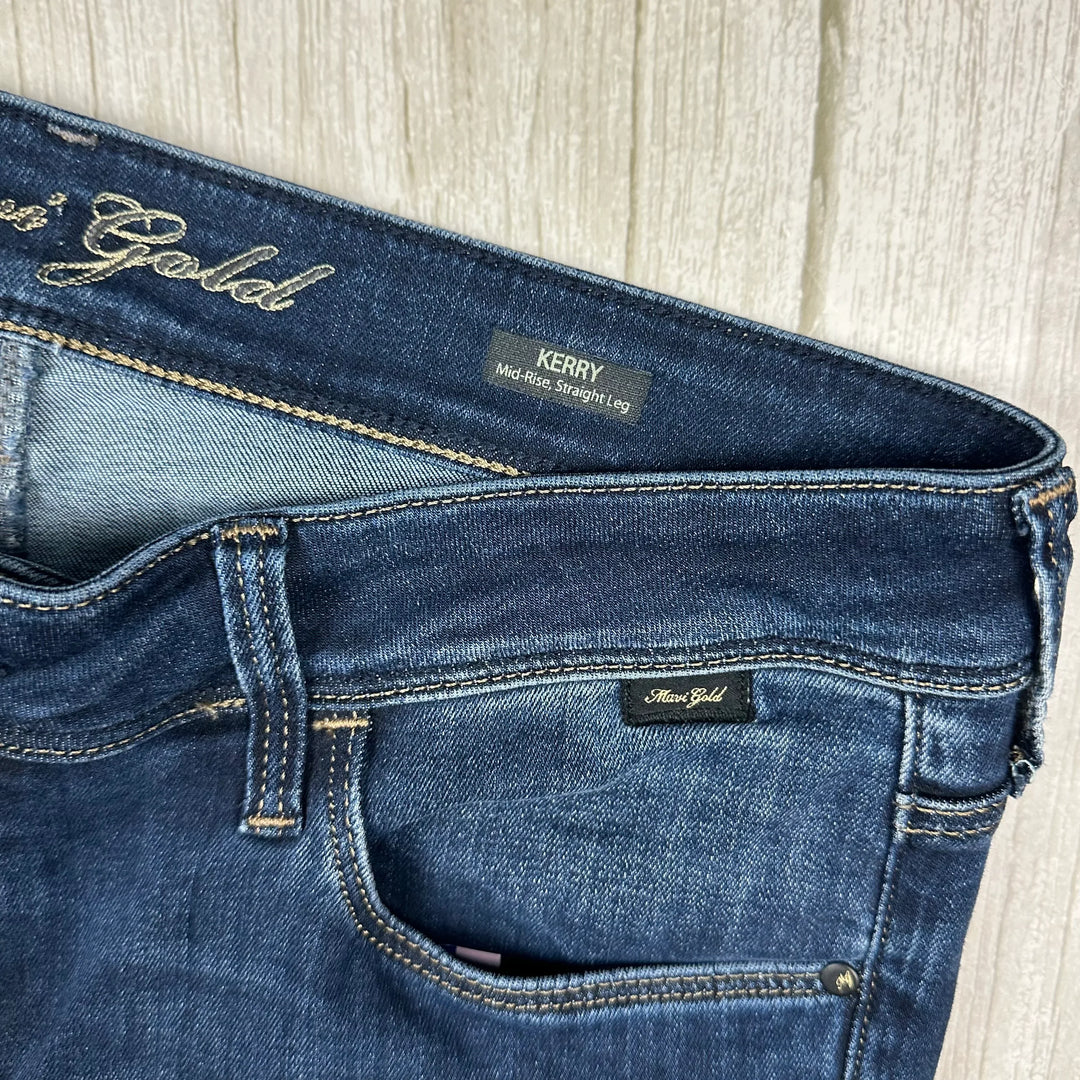Mavi Gold 'Kerry' Ladies Mid Straight Denim Jeans -Size 32/32