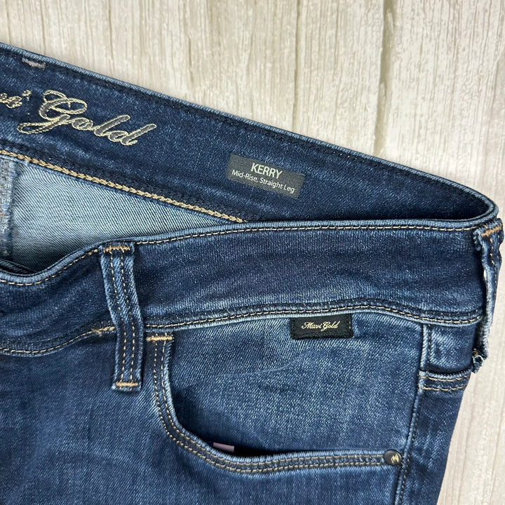 Mavi Gold 'Kerry' Ladies Mid Straight Denim Jeans -Size 32/32
