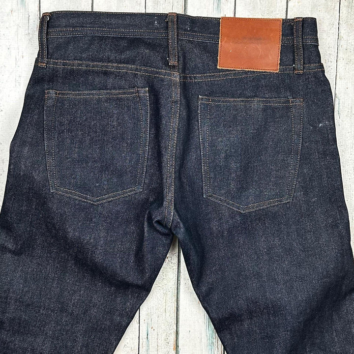 The Unbranded Brand UB101 Skinny Fit 14.5oz Selvedge Denim -Size 30 - Jean Pool