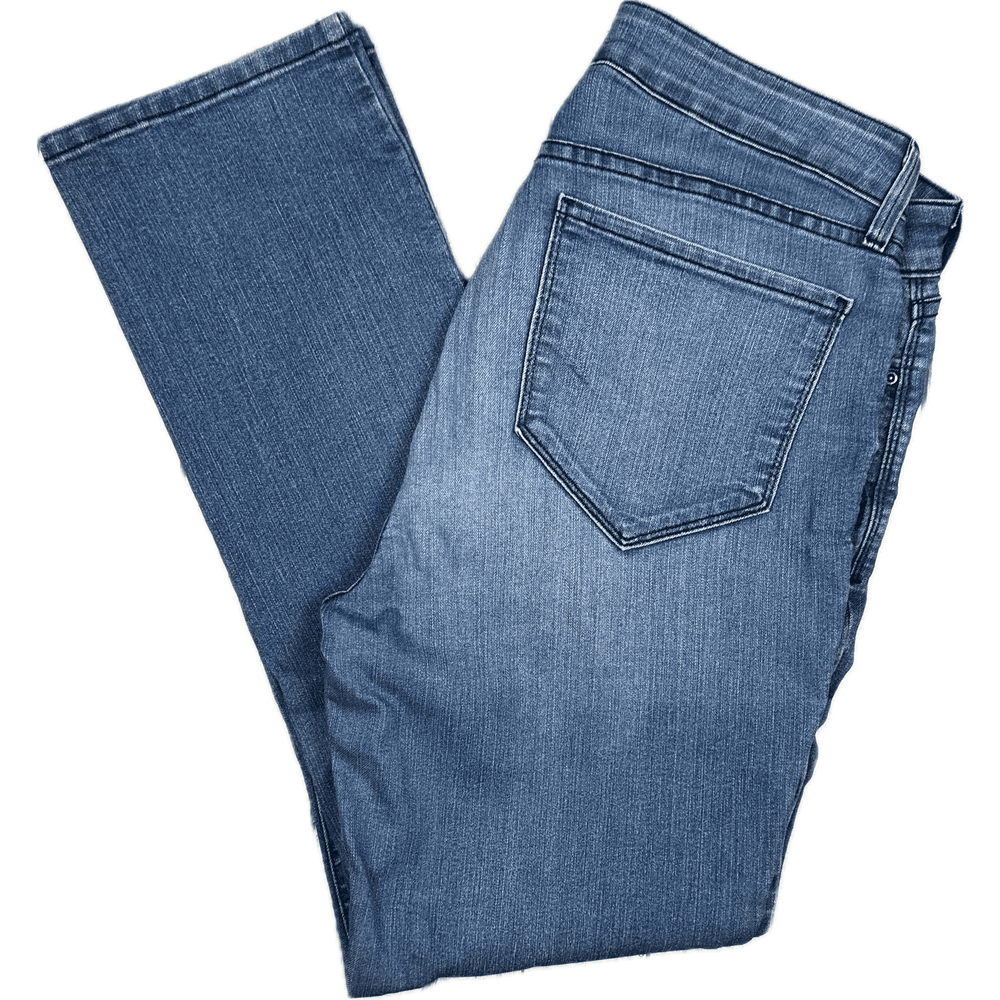 NYDJ - Lift & Tuck 'Sheri Slim' Straight Leg Jeans -Size 14 US suit AU 18 - Jean Pool