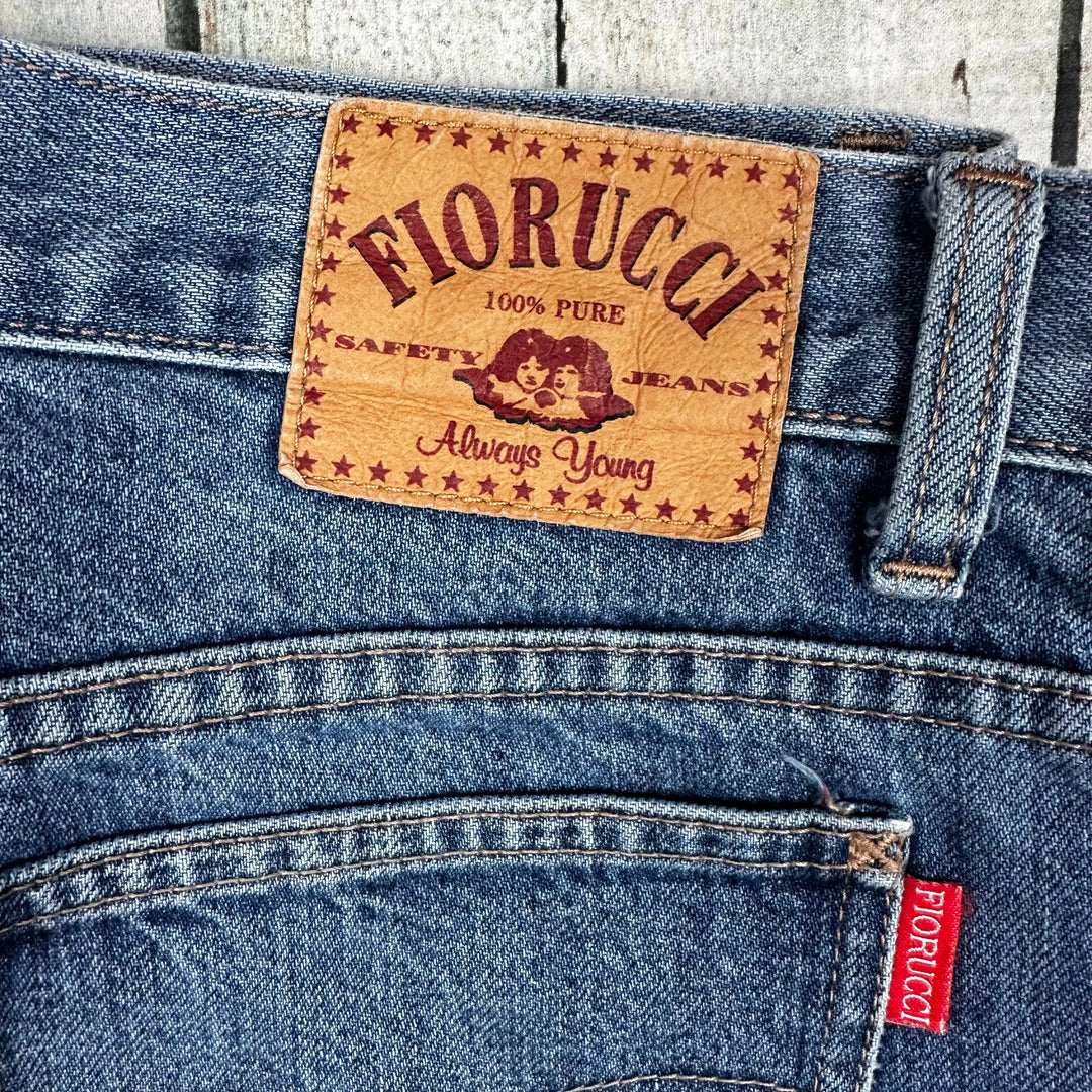 Fiorucci 90's Classic Fit Denim Crop Boot Jeans- Size 13S - Jean Pool