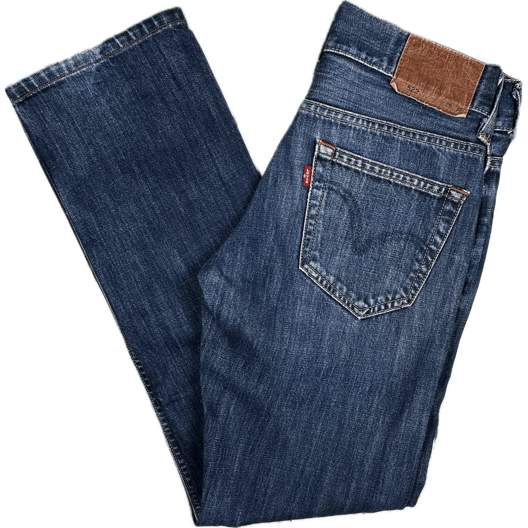 Levis 522 Vintage 90's Denim Jeans - Size 28 Suit 8AU - Jean Pool