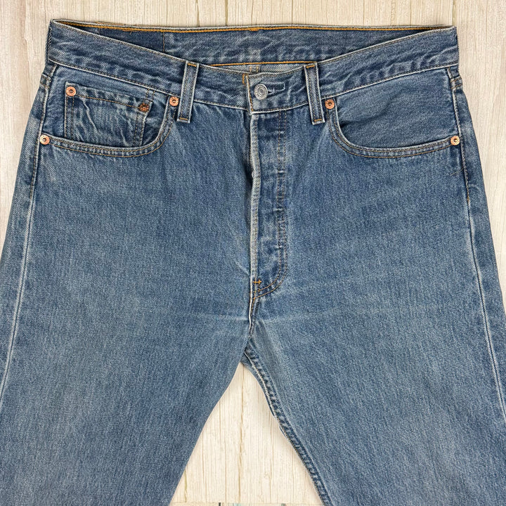 Vintage 90's Aussie Made Levi 501 Classic Jeans -Suit Size 30