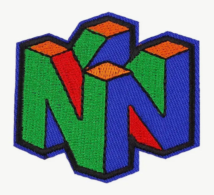 Nintendo Symbol- Embroidered Patch - Jean Pool