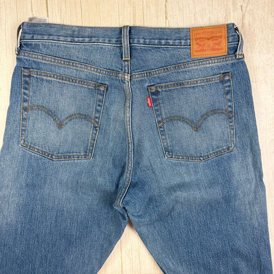 Levis ‘Wedgie Straight’ Ladies Button Fly Denim Jeans   - Size 32