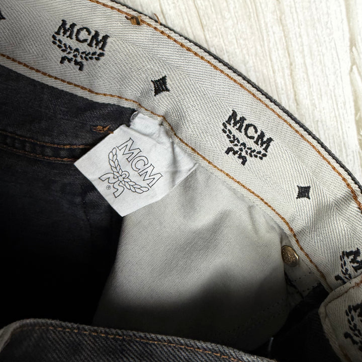 MCM Vintage 1980's Italian High Waist Tapered Jeans- Suit Size 7/8