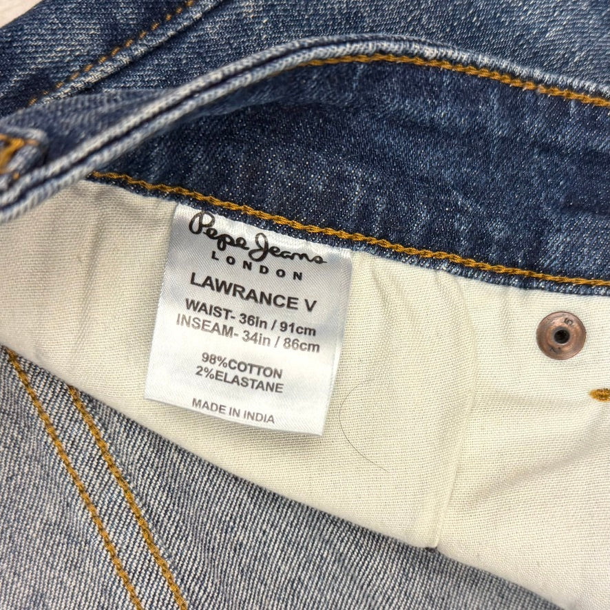 Pepe London 'Lawrance V' Slim Cropped Jeans -Size 36S