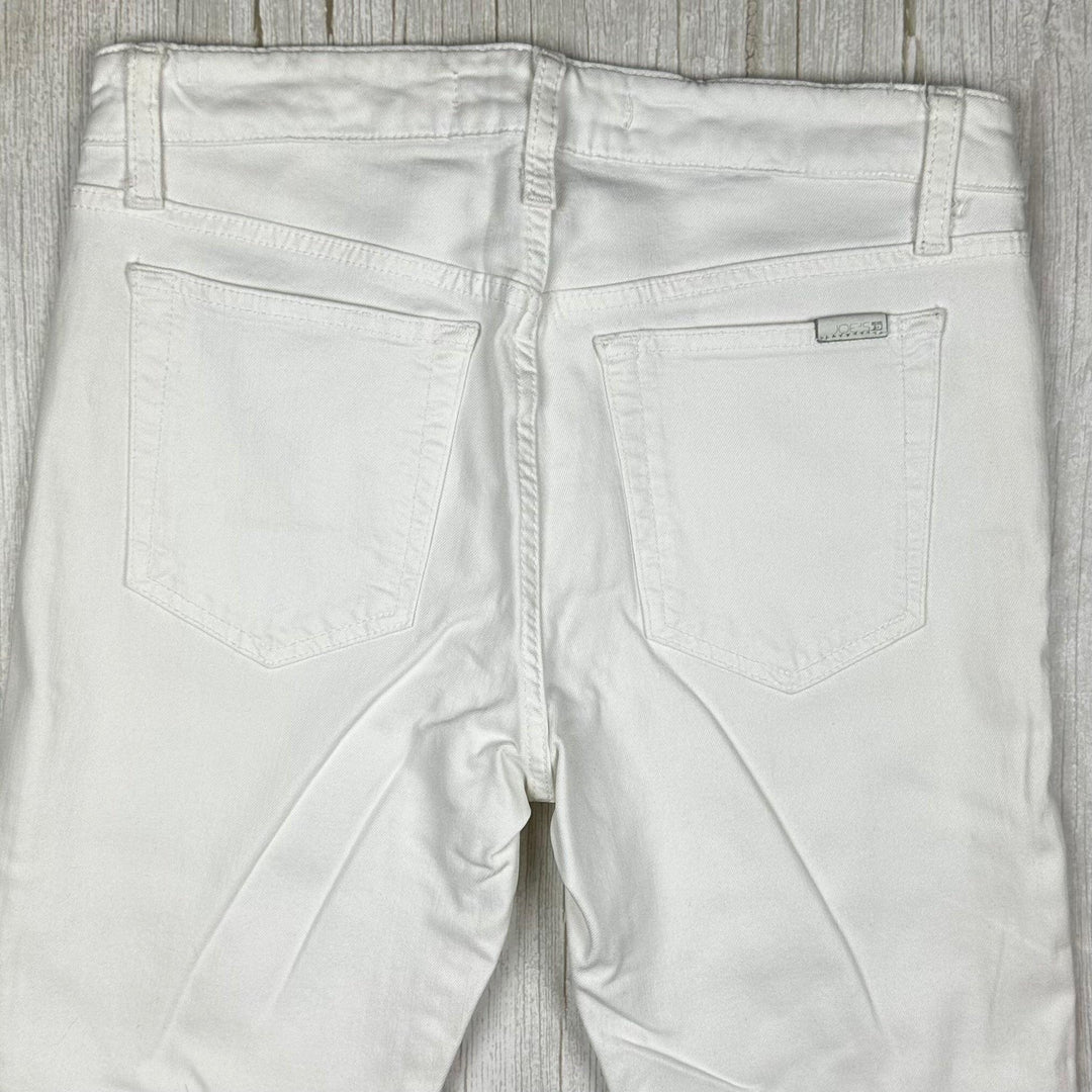 Joe's Jeans 'Annie' Mid Rise White Skinny Jeans -Size 27