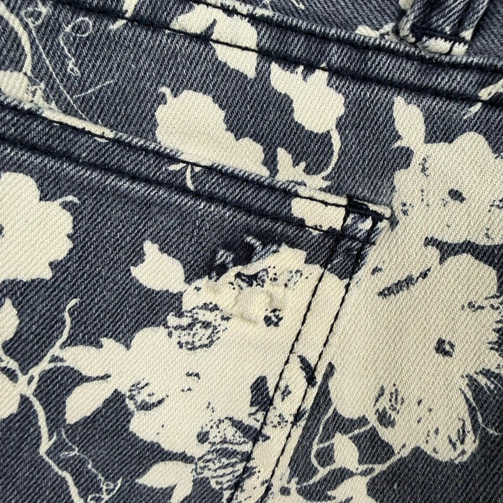 Tory Burch  Ladies 'Alexa Cropped Skinny' Floral Print Jeans- Size 28