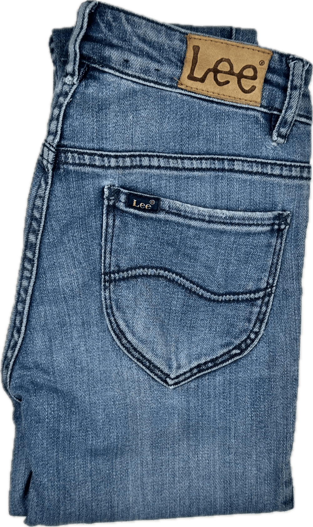 Lee 'Licks' Ladies Mid Rise Stretch Jeans - Size 6 - Jean Pool