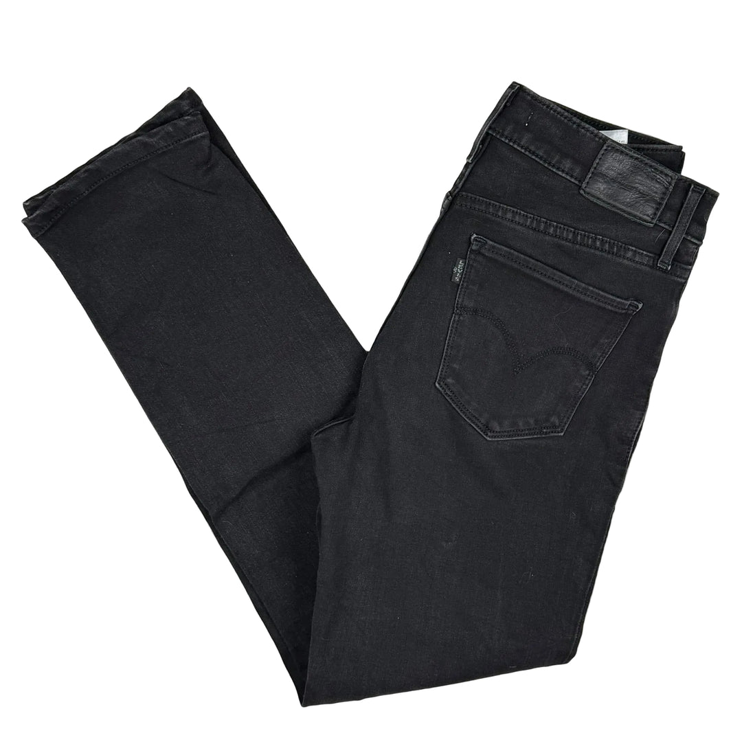 Levis 312 Shaping Slim Mid Rise Aged Black Jeans - Size 26"