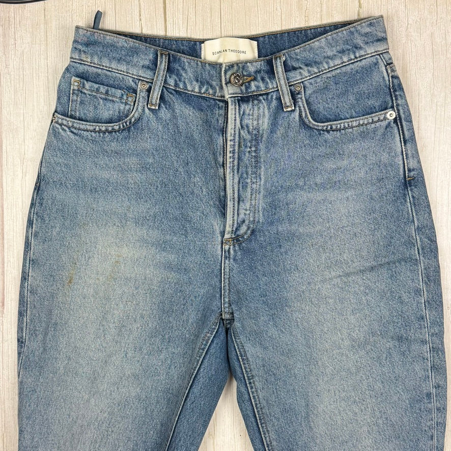 Scanlan & Theodore  High Rise Washed Indigo Jeans- Size 27