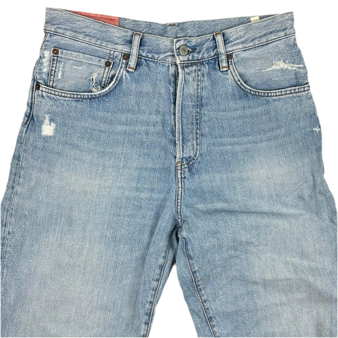 Acne Studios '1991 Toj' Light Blue Trash Unisex Jeans - Size 29/32