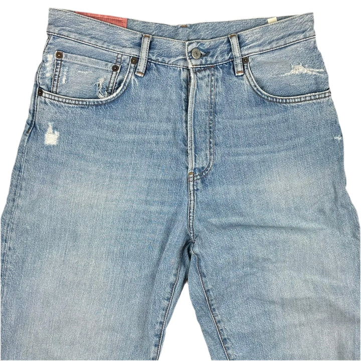 Acne Studios '1991 Toj' Light Blue Trash Unisex Jeans - Size 29/32