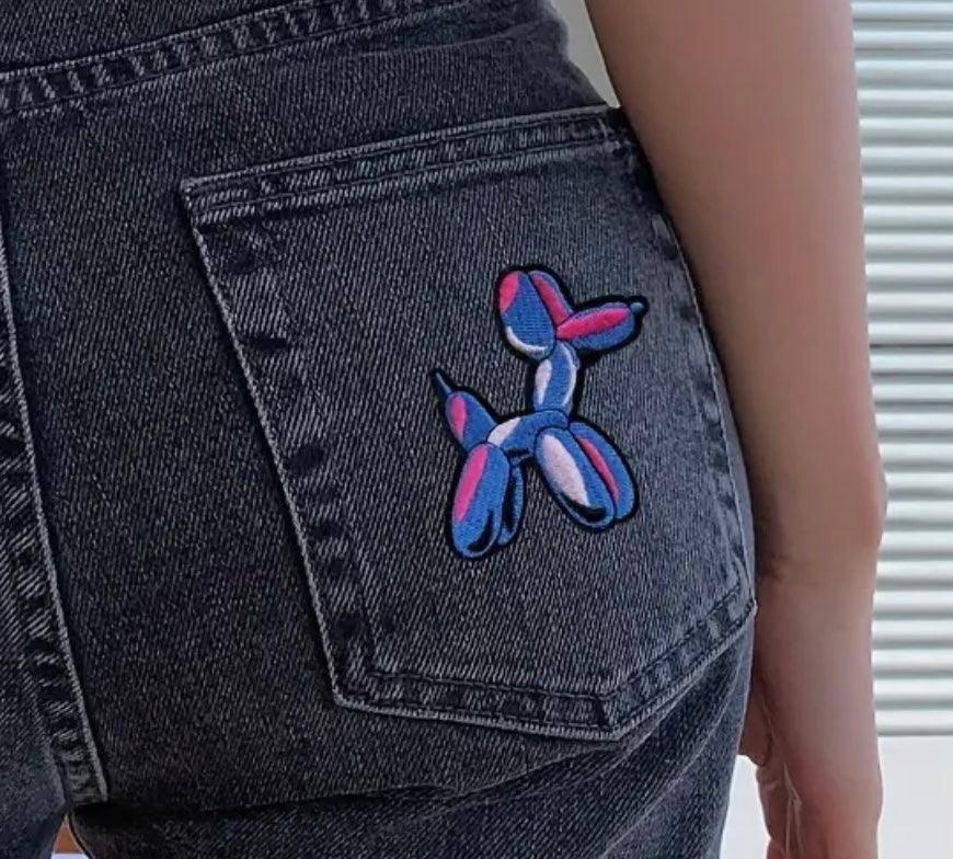 Balloon Dog- Embroidered Patch - Jean Pool