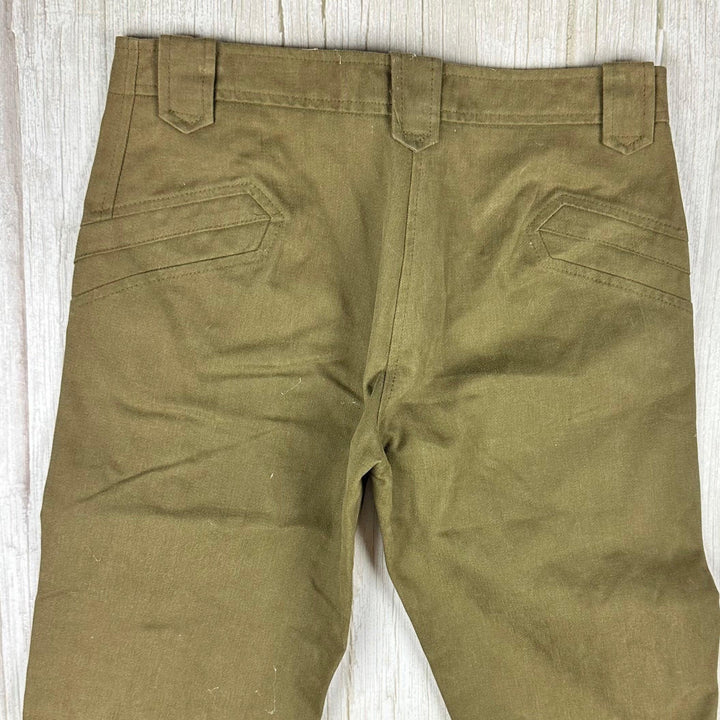 Scanlan & Theodore Khaki Panelled Cargo Jeans- Size 8 - Jean Pool