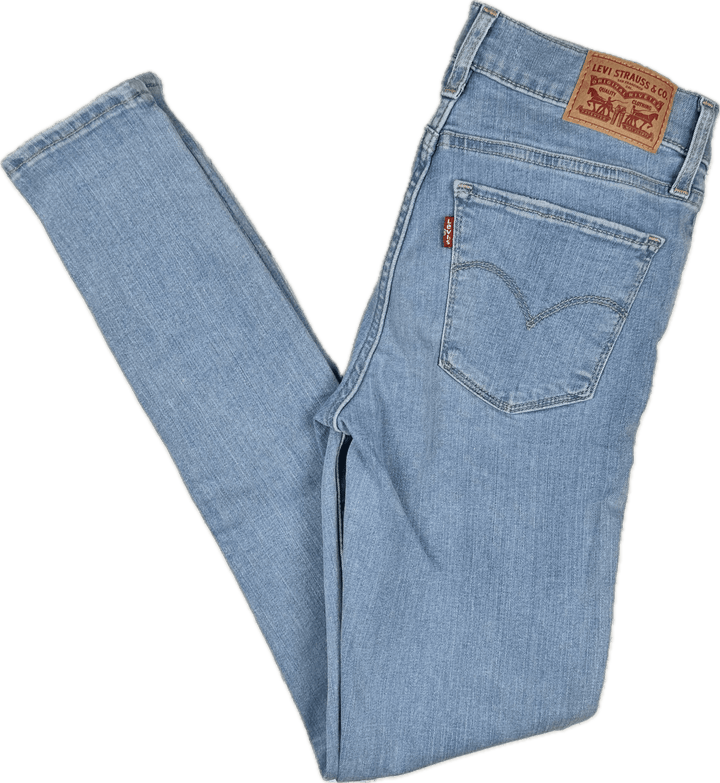 Levis 710 Super Skinny Mid Rise Denim Jeans - Size 26 - Jean Pool