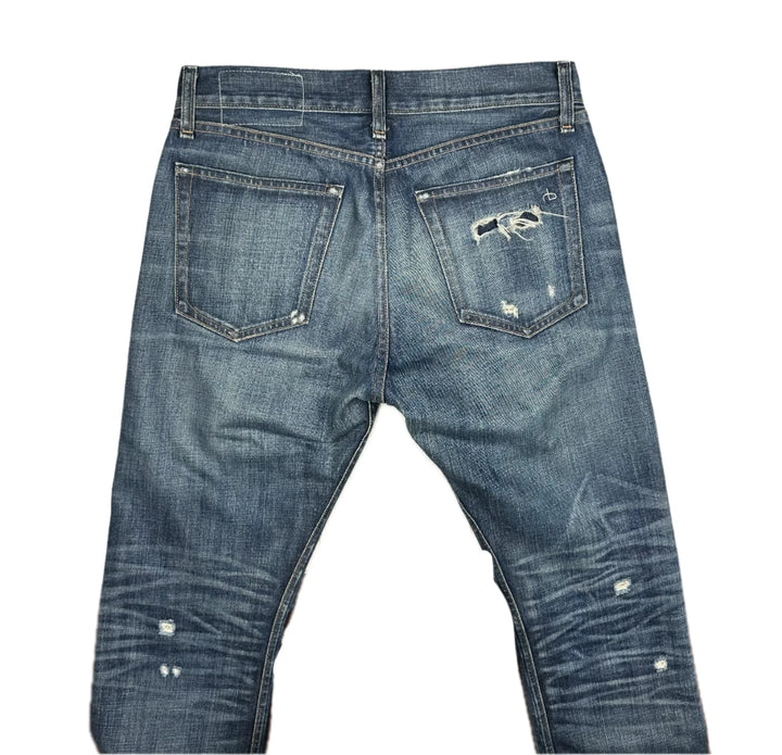 Rag & Bone Mens 'RB 15X' Slim Straight Distressed Jeans - Size 32