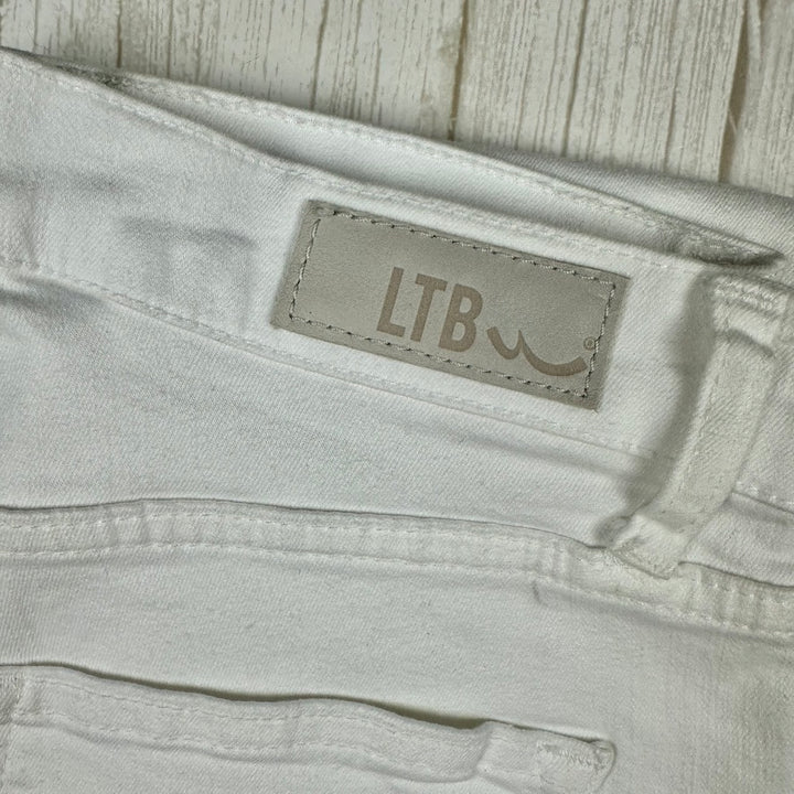 LTB Ladies White 'Tanya X' Mid Rise Skinny Jeans -Size 29