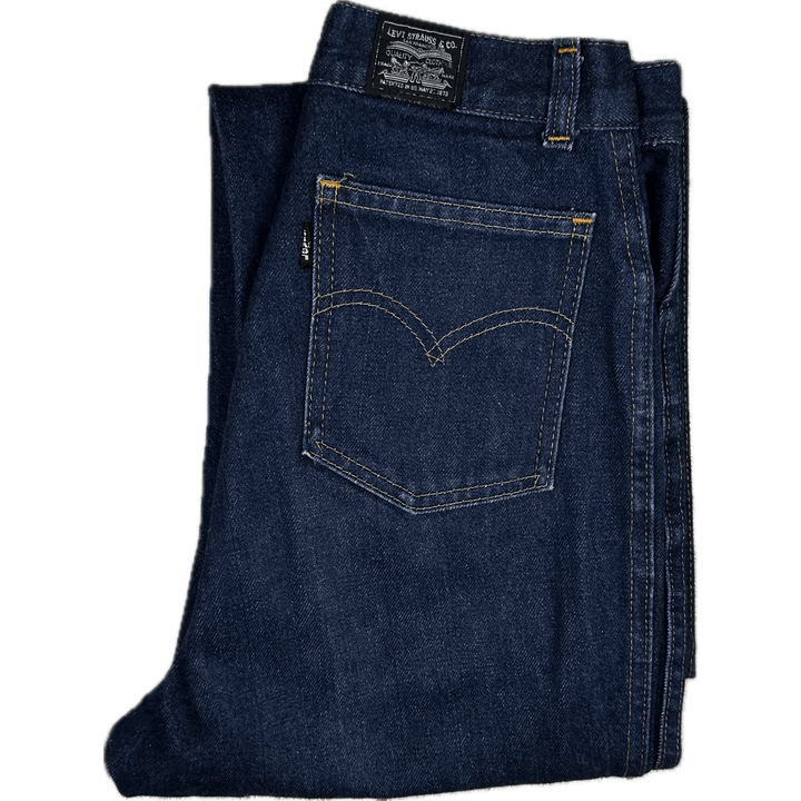 Levis Vintage 1970's Ladies High Rise Flare Denim Jeans -Suit Size 9/10 - Jean Pool