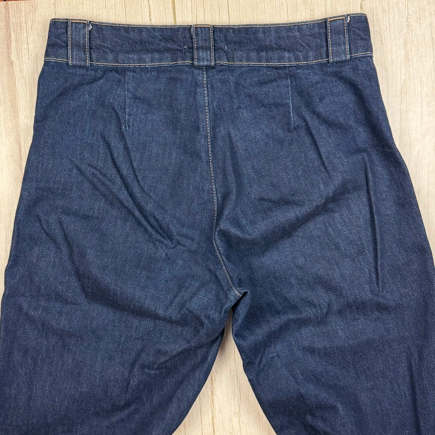 Frame Denim USA Wide Leg Belted Trouser Jeans- Size 28