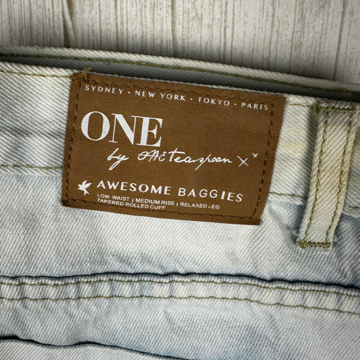 One Teaspoon Ladies Destroyed 'Awesome Baggies' Jeans - Size 25