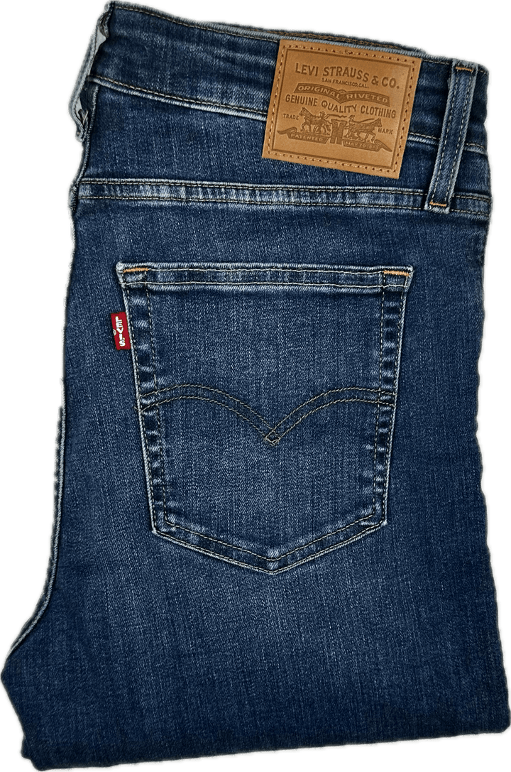 Levis 721 Ladies 'High Rise Skinny' Jeans - Size 30