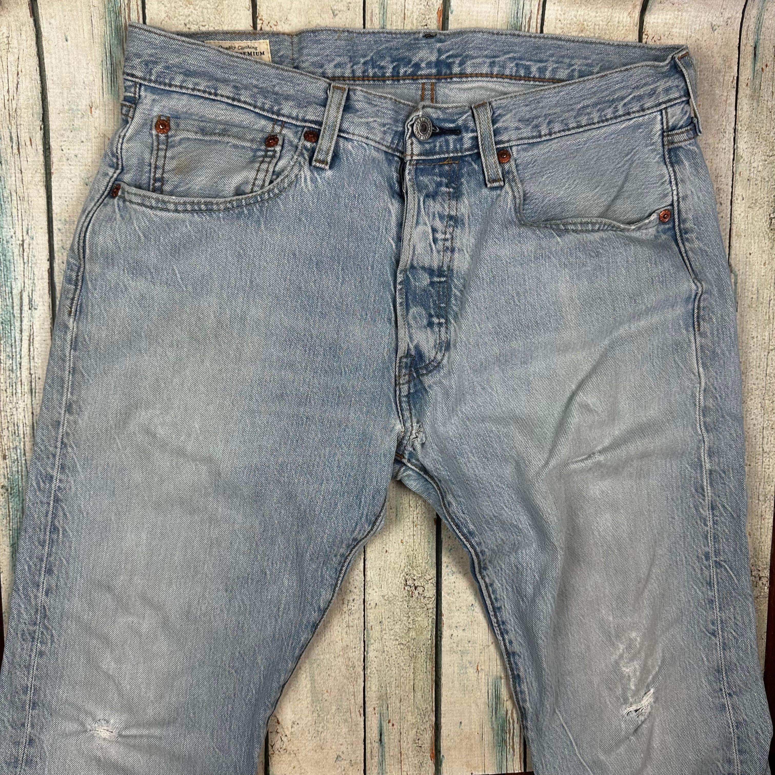 Levis 501 Mens Classic Button Fly Jeans Size 32 Jean Pool