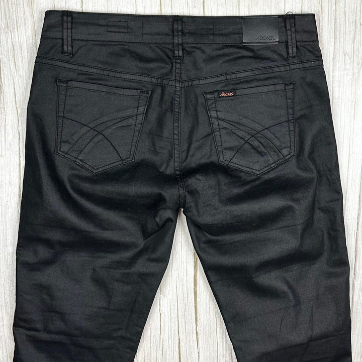 Lee Riders 'Bumster Vegas' Skinny Black Jeans- Size 10