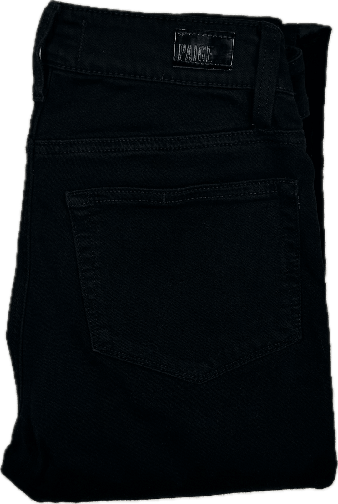 Paige Denim 'Hoxton Ultra Skinny' Black Jeans - Size 27