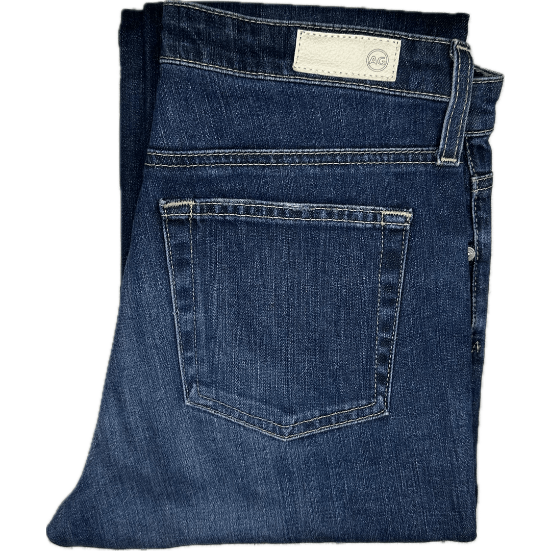 AG Adriano Goldschmied 'Isabelle' High Rise Straight Crop Jeans- Size 27R - Jean Pool