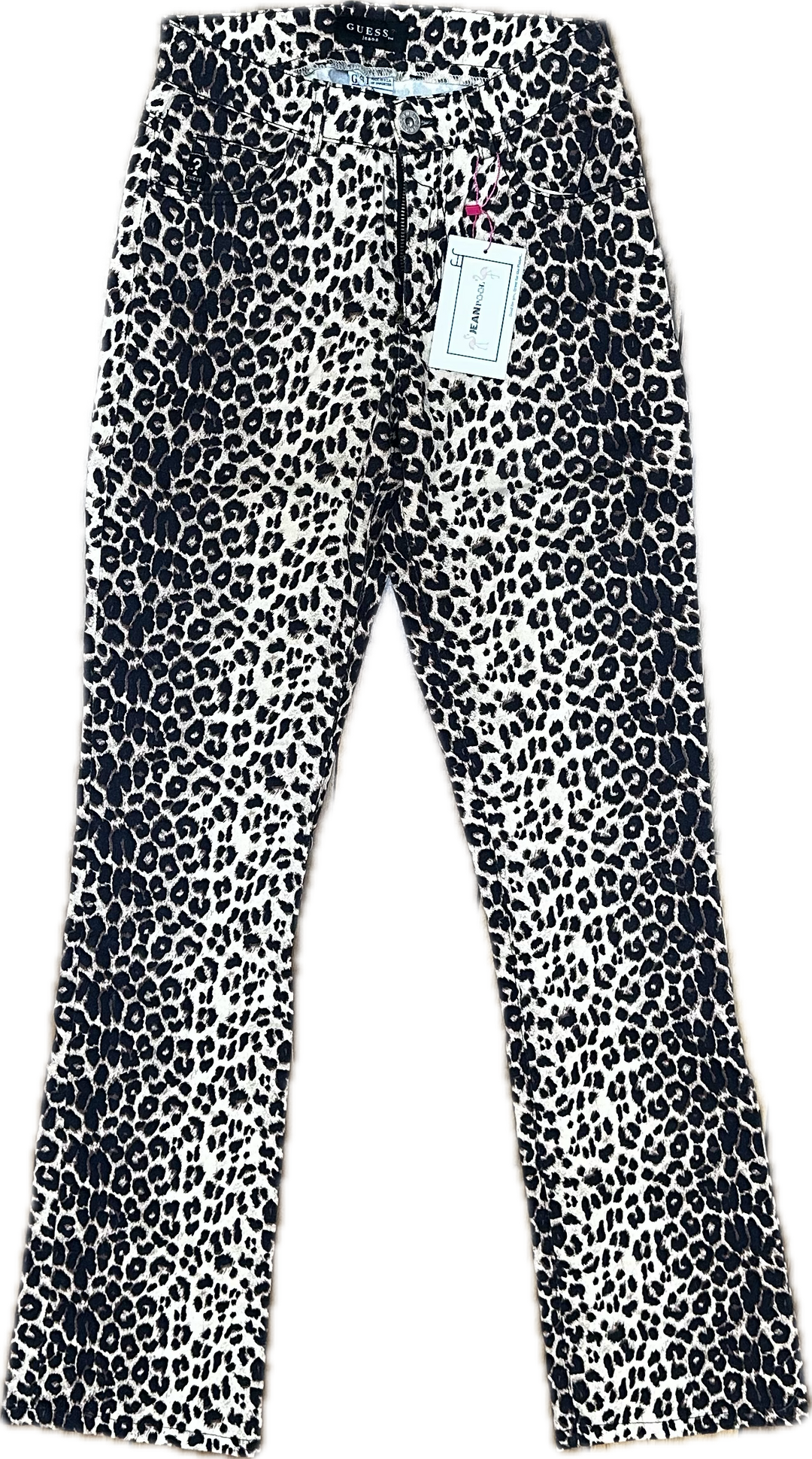 Guess 90's Ladies Leopard Print Bootflare Jeans - Size 6